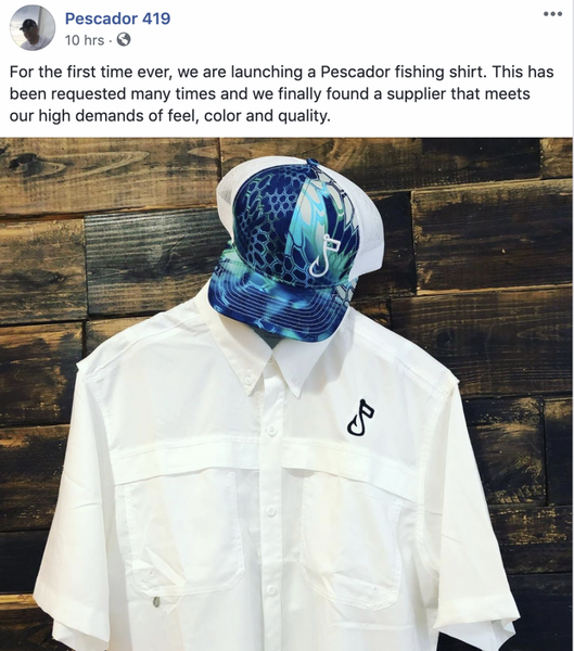 Pescador 419 shirts