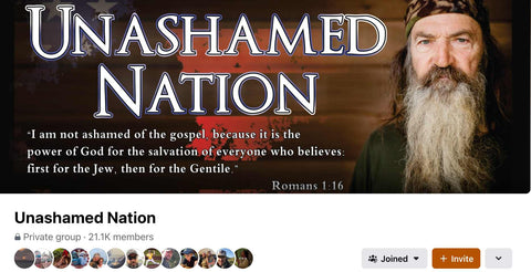 Unashamed Nation facebook
