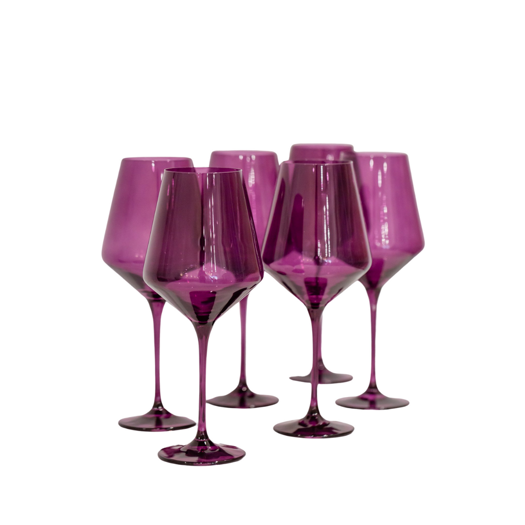 All Glassware – Estelle Colored Glass