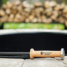 Load image into Gallery viewer, Walden Fire Pit Stoker Poker 33&quot; One-Way Airflow Valve-Blow Through Fire Poker
