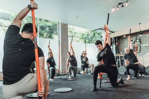 Clase de entrenamiento de movilidad de palo