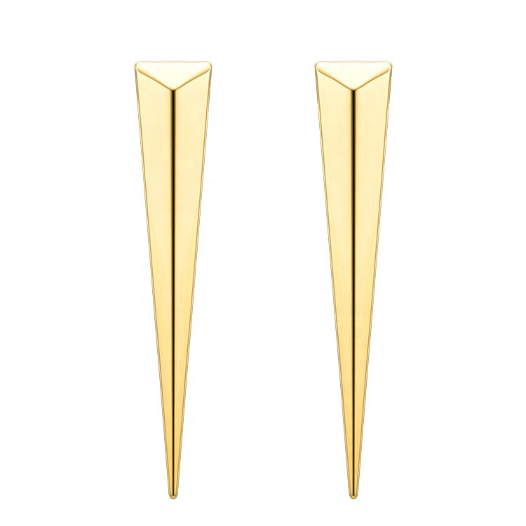 Dagger - Punk styled 18k gold earring - Sante Grace product image