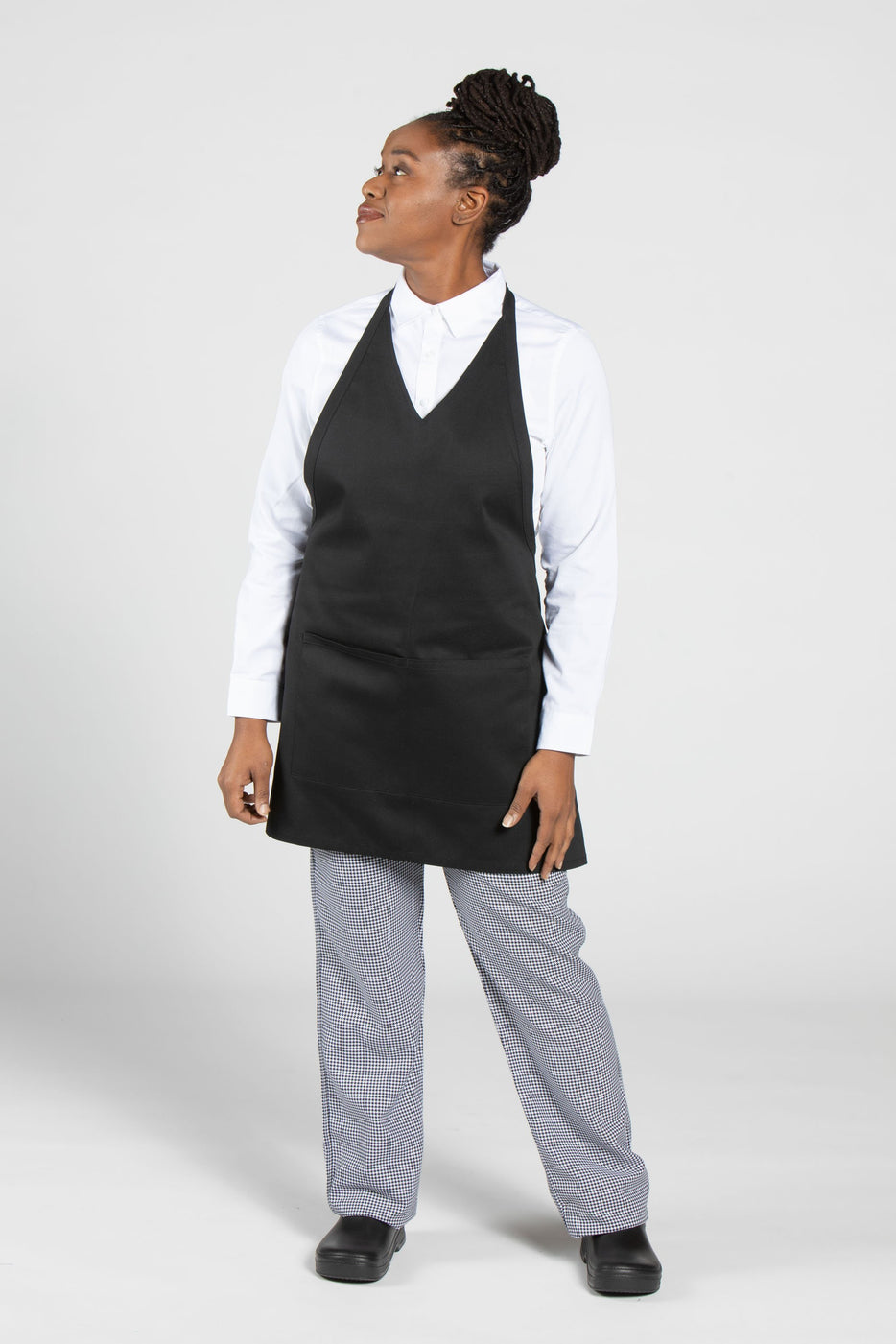 Formal V-Neck Apron-