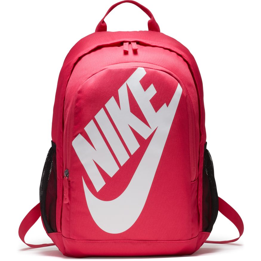 nike hayward futura backpack grey and pink