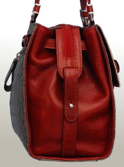 Bella Bianca ladies leather handbag Stella red | Sportexpress.co.za
