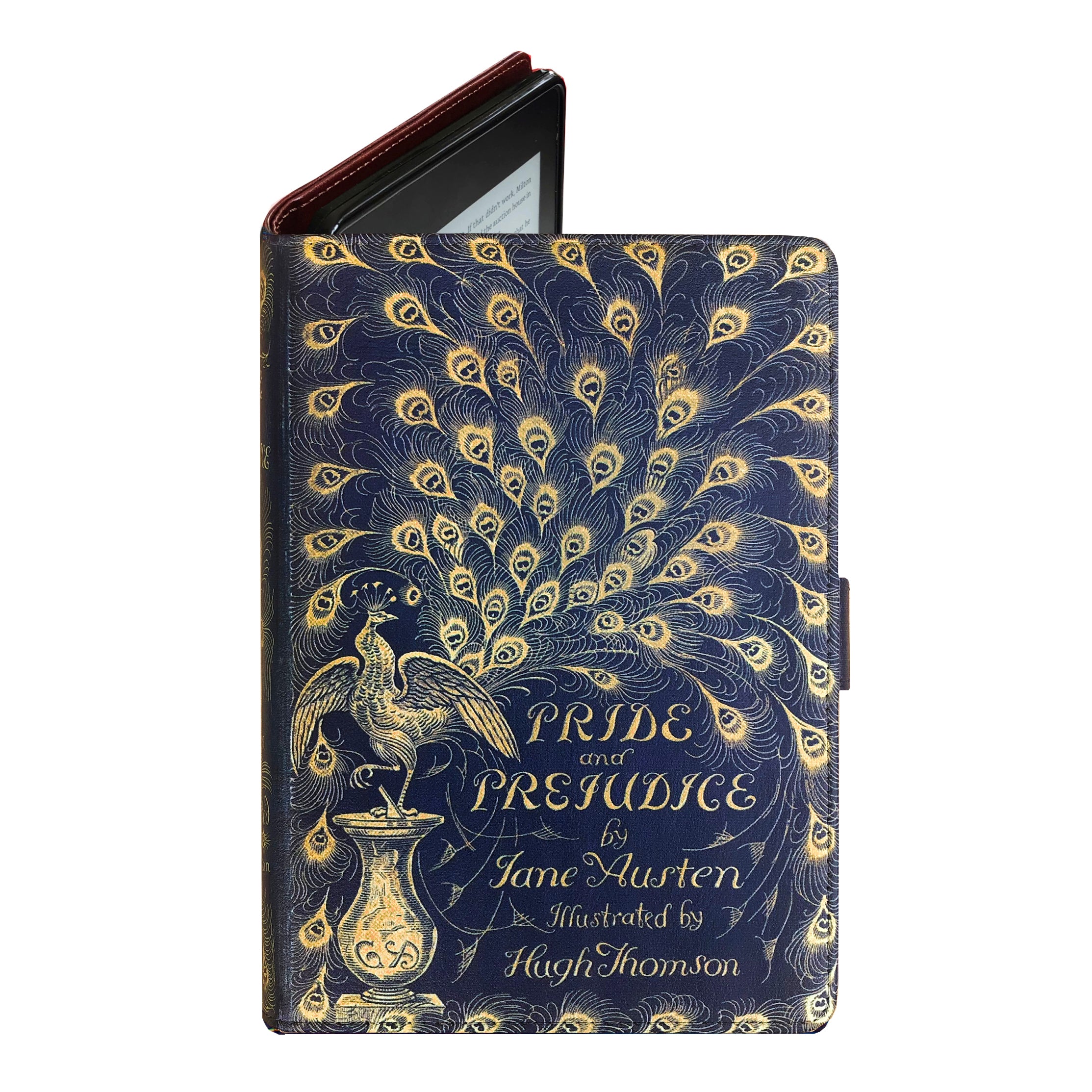 Floral Green - Luxury Faux Leather Case - Kindle Oasis