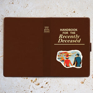 Recently Deceased Handbook - Luxury Faux Leather Diary or Notebook