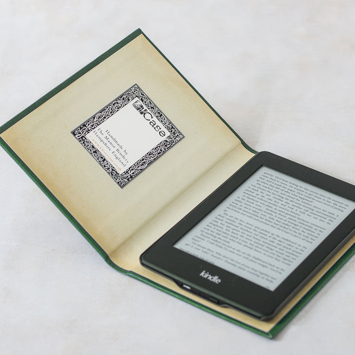 Best Book Style Kindle Paperwhite Cover Vintage Hardback Design By Klevercase