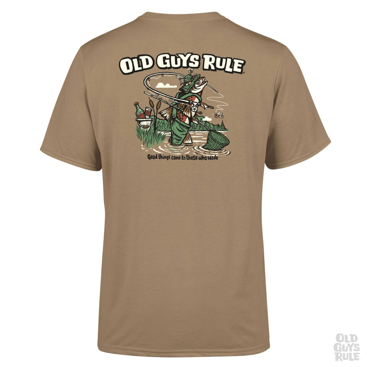 OLD GUYS RULE 'IMPROVED WITH AGE' T-SHIRT - DARK HEATHER