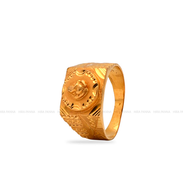 Memoir Gold plated Swastik on Tortoise Vaastu Fengshui good luck finger ring  Men and Women : Amazon.in: Fashion