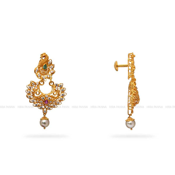 Casual Wear Golden Gold Plated Chand Bali Earring at Rs 59/pair in Ahmedabad