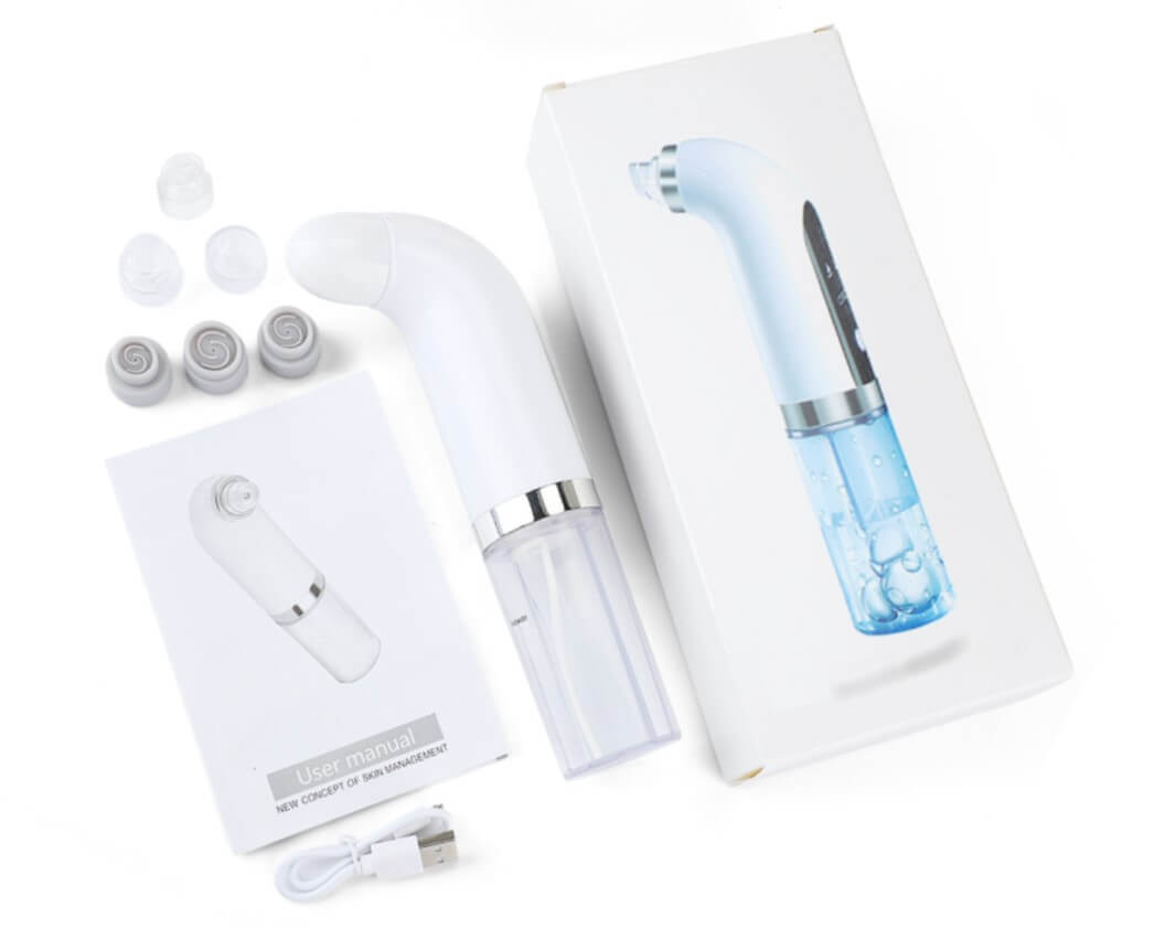 Electric Pore Cleaner Black Head Suction Extractor Tool Kit Acne Removal Blackhead Remover Vacuum