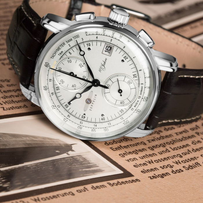 Час джентльмена. Наручные часы Zeppelin 76801. Zeppelin 100 Jahre Chronograph. Часы 7666м-1 Zeppelin. Zeppelin watchface часы.