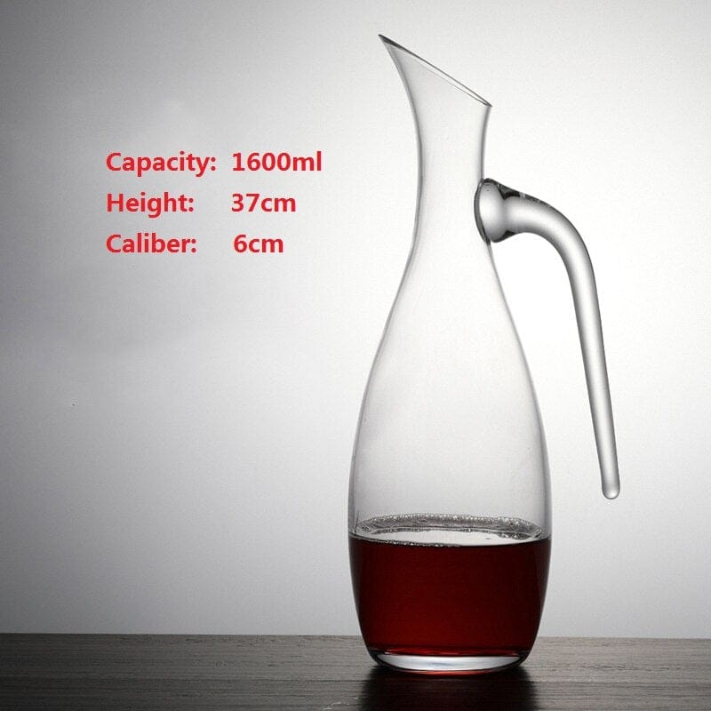 GET Enterprises BW-1100-PC-CL Wine/Juice Decanter 33.8 Oz. (47-1/2 Oz. Rim  Full)