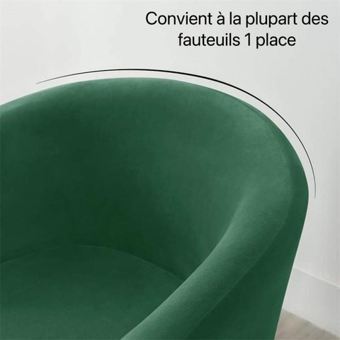 Housse Fauteuil Club Cabriolet - Emeraude