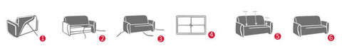 Housse Canapé d’Angle - Motifs