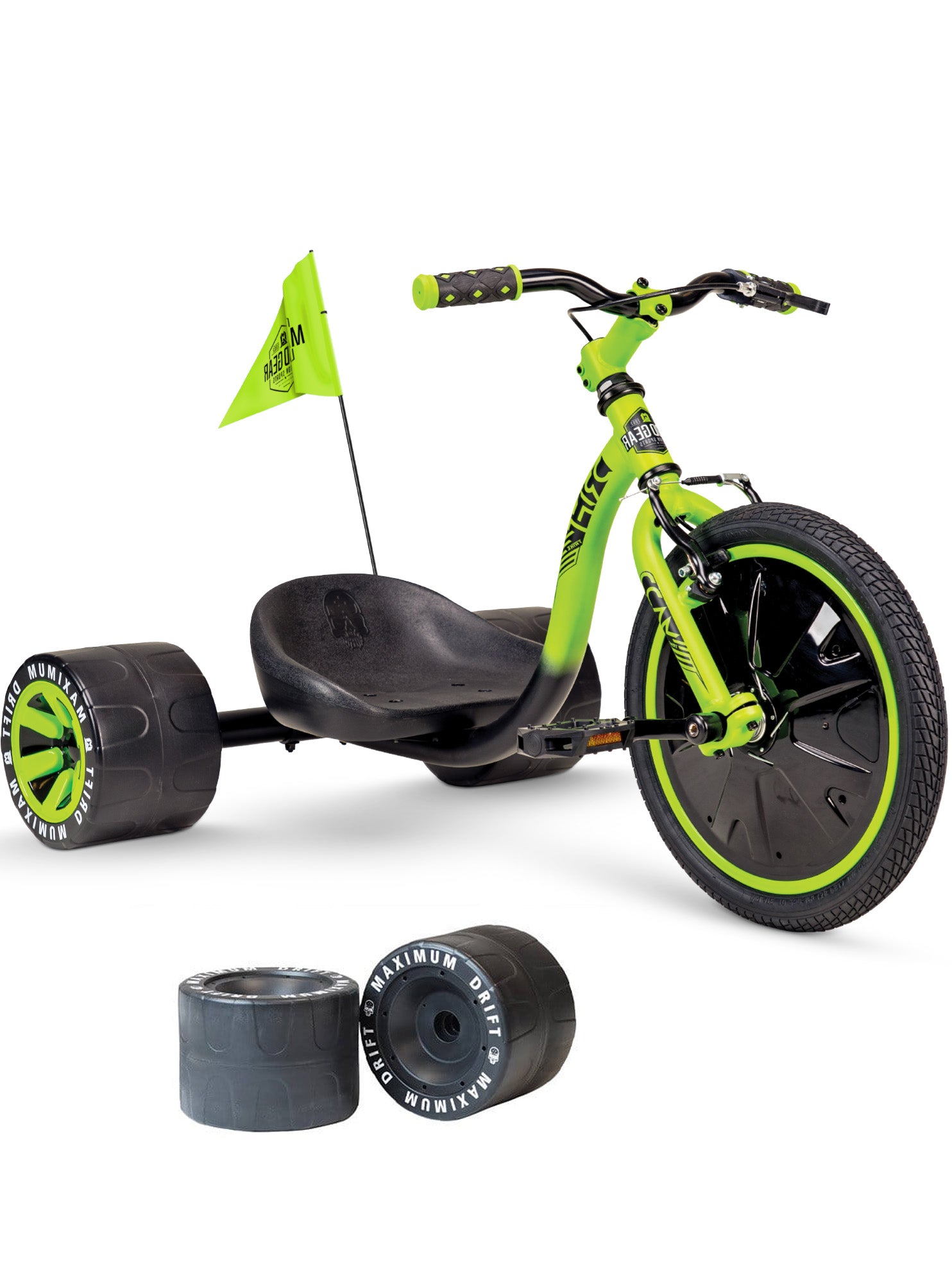 Madd Gear Drift Trike - Green Black - Madd Gear product image