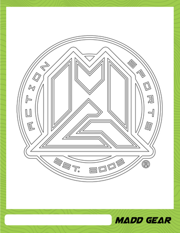 Madd Gear Logo Coloring Page