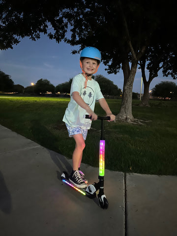 carve lumen folding scooter