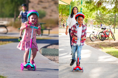 Cómo enseñar a su niño pequeño a andar en scooter – Madd Gear