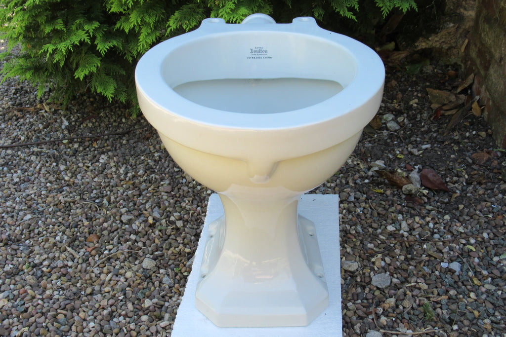 Art Deco Royal Doulton Vintage 1930 50s High Level Toilet