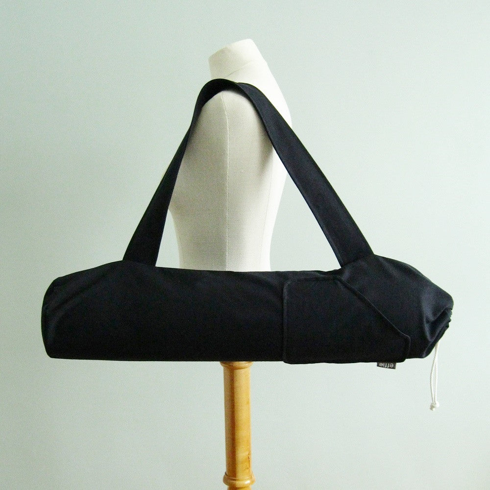 black yoga mat bag