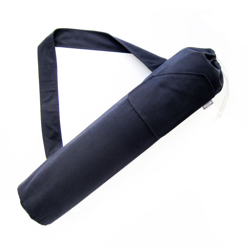 black yoga mat bag