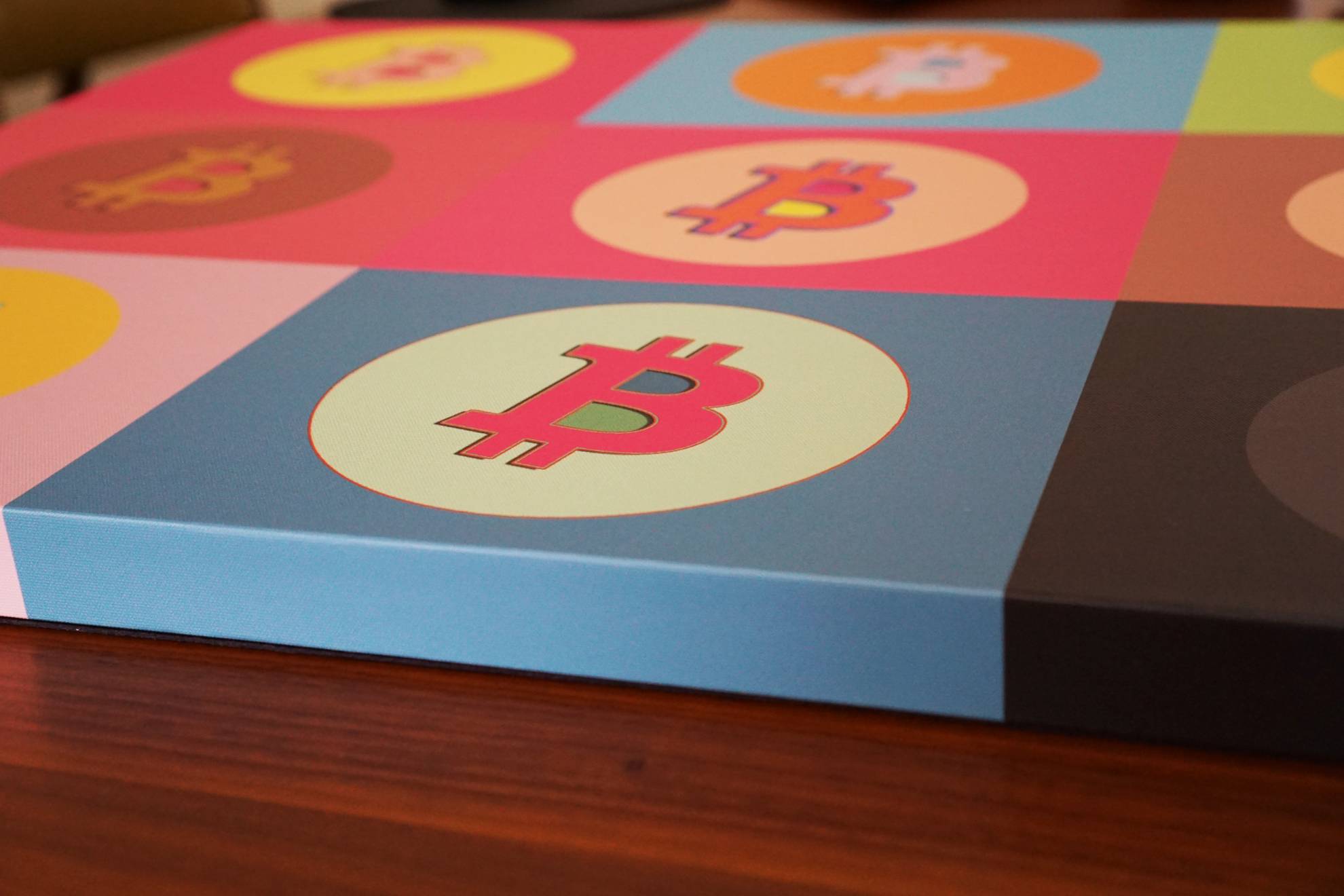 ANDY WARHOL BITCOIN CANVAS – Decentralized Gear