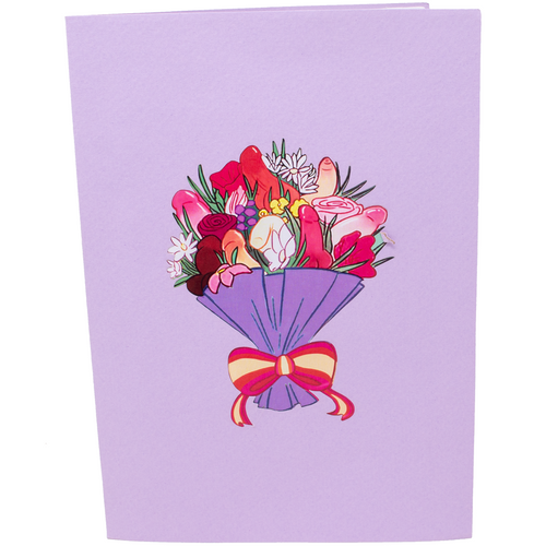 Bouquet of Dicks Love Card
