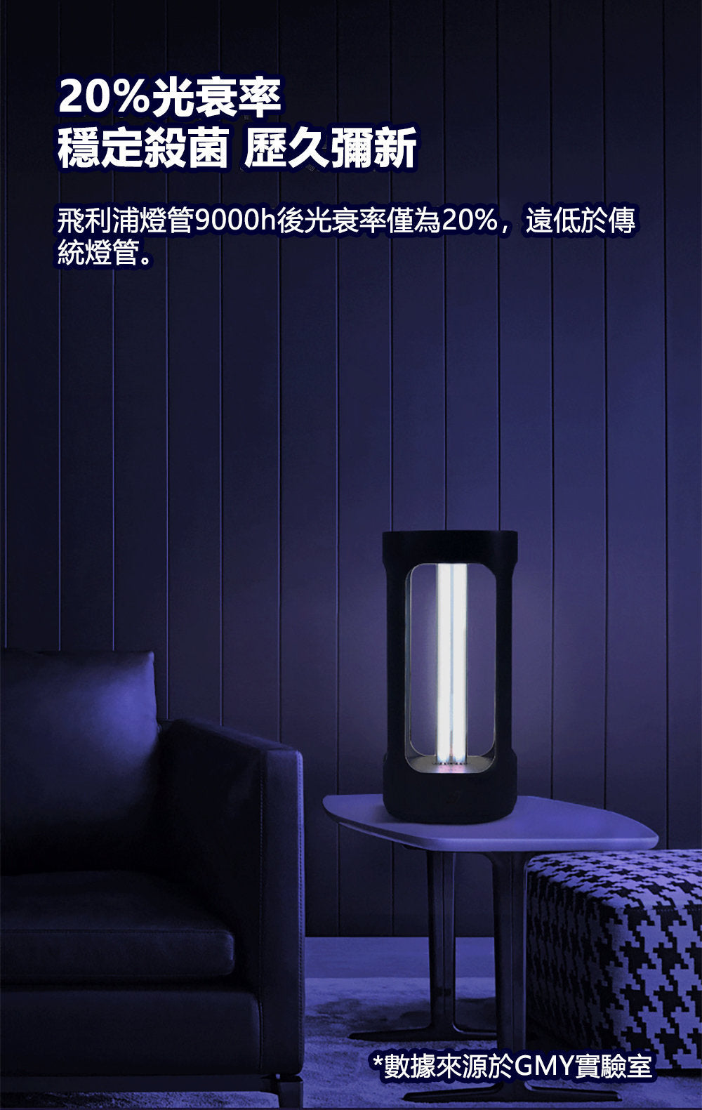 FIVE UV-C lamp消毒燈