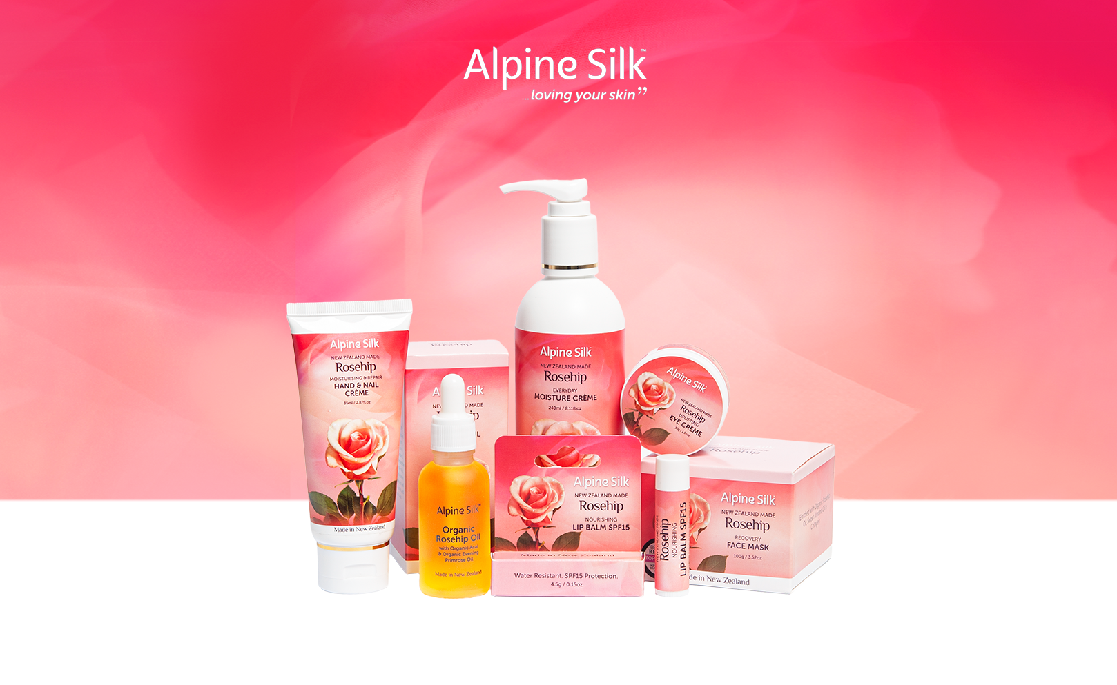 Alpine Silk Rosehip product display