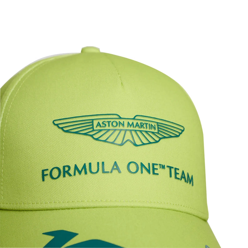 Cappellino Lime Fernando Alonso 14 Aston Martin Racing F1 Team Cogniza ...