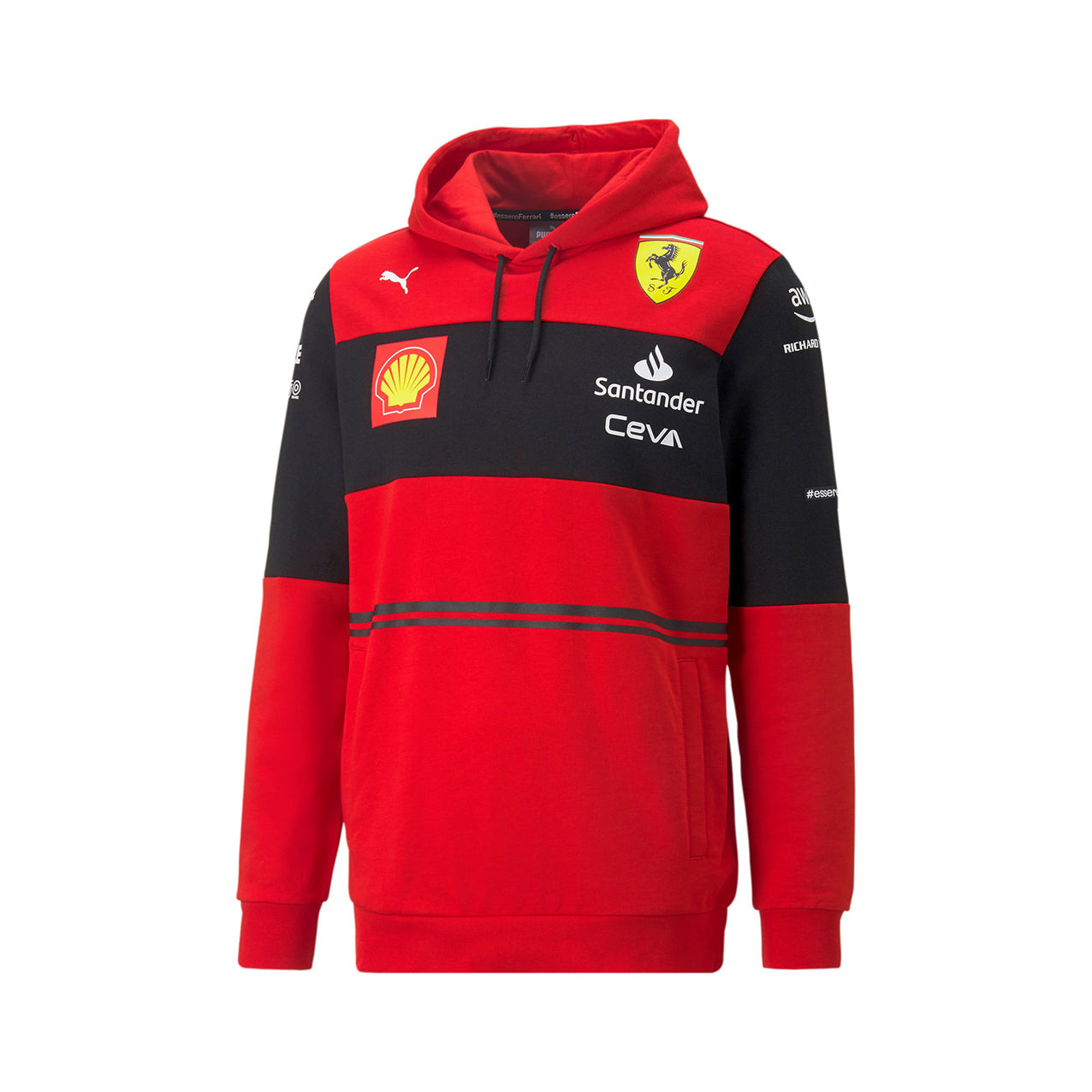 Felpa Hoodie Scuderia Ferrari f1 Team Sponsor 2022 Santander – F1Monza