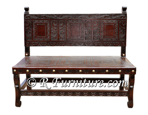 Old World Benches Tuscan Benches Spanish Mediterranean Benches R Furniture By Olinda Romani Lance Reynolds