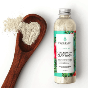 Flora & Curl Coconut Mint Curl Refresh Clay Wash