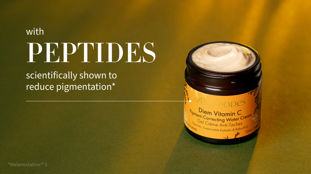 with peptides scientifically shown to reduce pigmentation