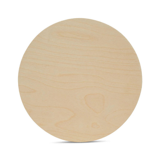 12 CIRCLE BLANK, WOODEN CUTOUT, 1/4 THICK, BIRCH PLYWOOD, WHOLESALE –  Borowood