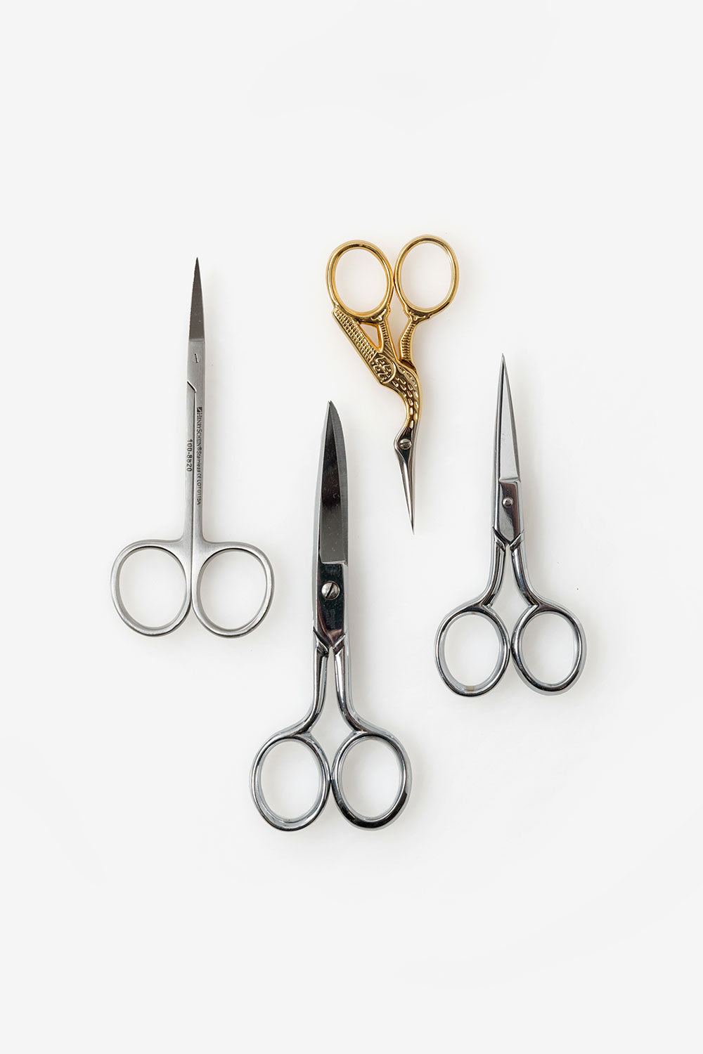 An assortment of small scissors from The School of Making.