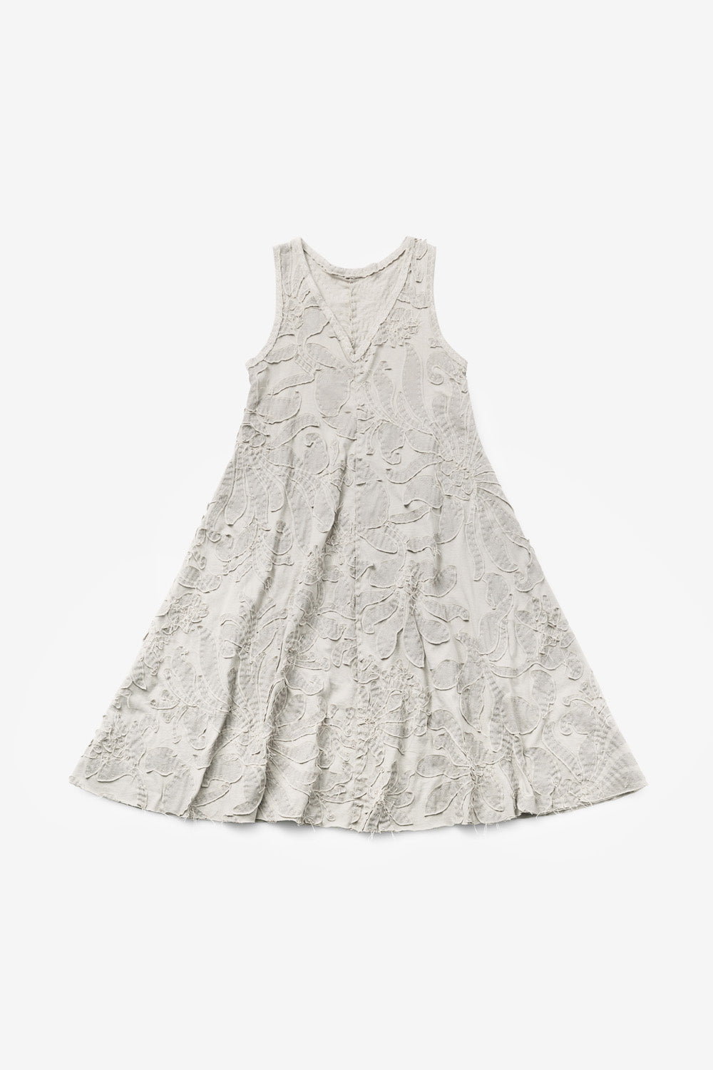 The School of Making The A-Line Dress Kit made with Light Grey Organic Cotton