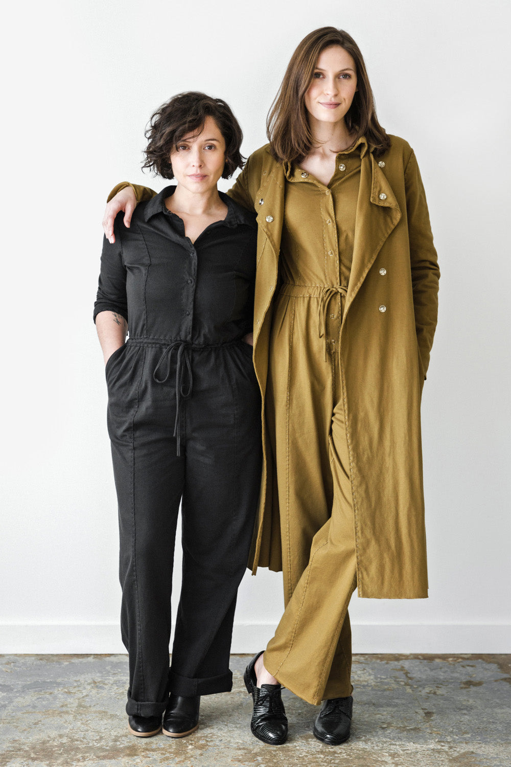 the school of making diy jumpsuit kit made with organic cotton hand sewn project