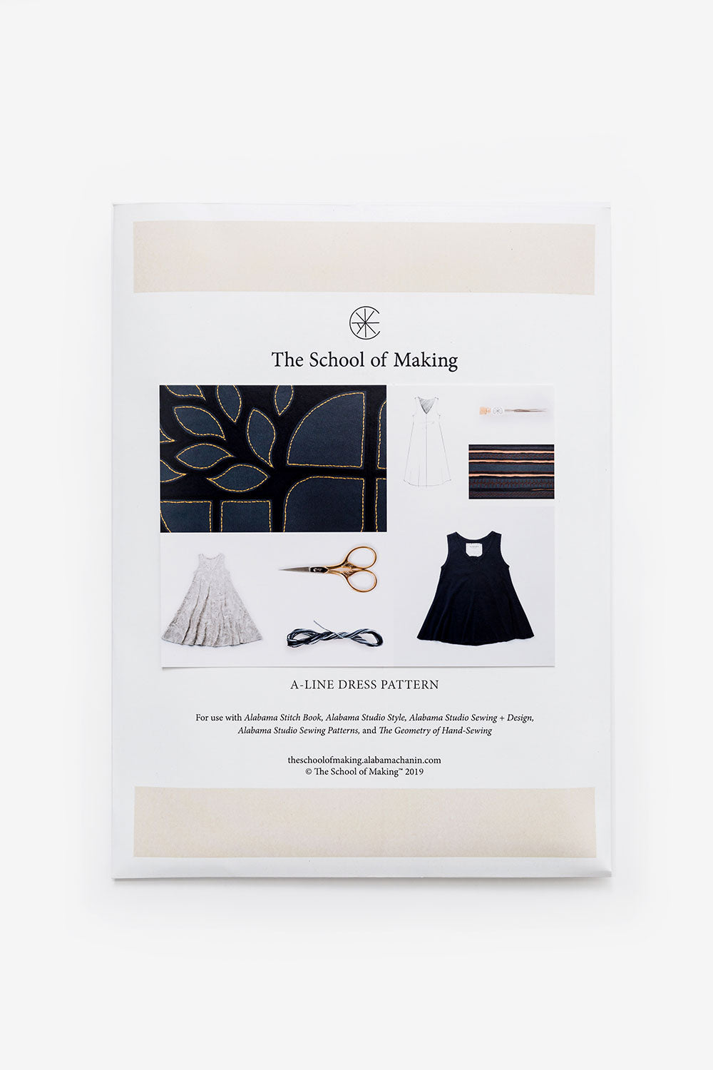 The School of Making The A-Line Dress Bundle Women's A-Line Dress Pattern for Hand Sewing DIY Clothing