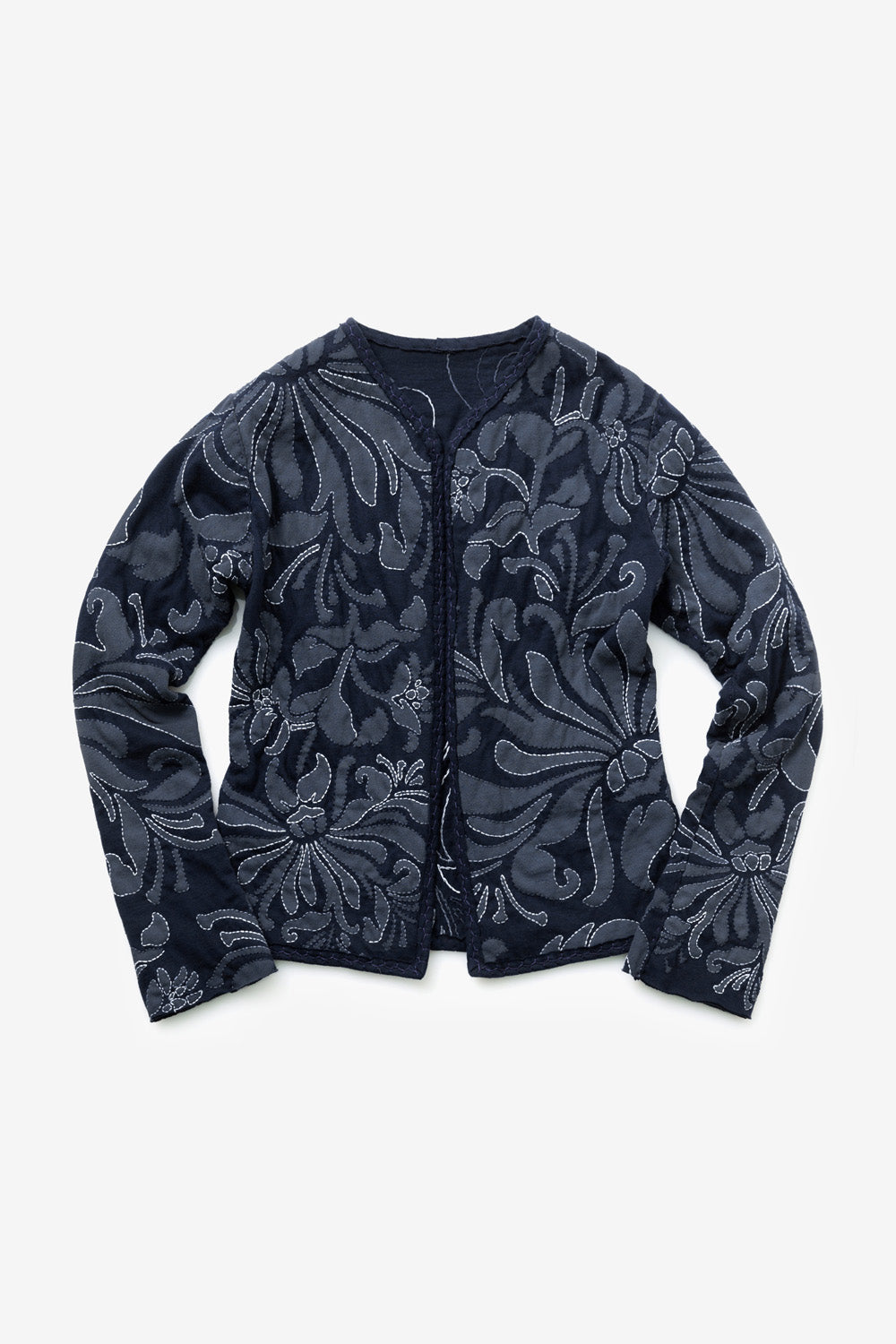 The School of Making Classic Jacket Kit Organic Cotton Womens Coat with Long Sleeve in Blue