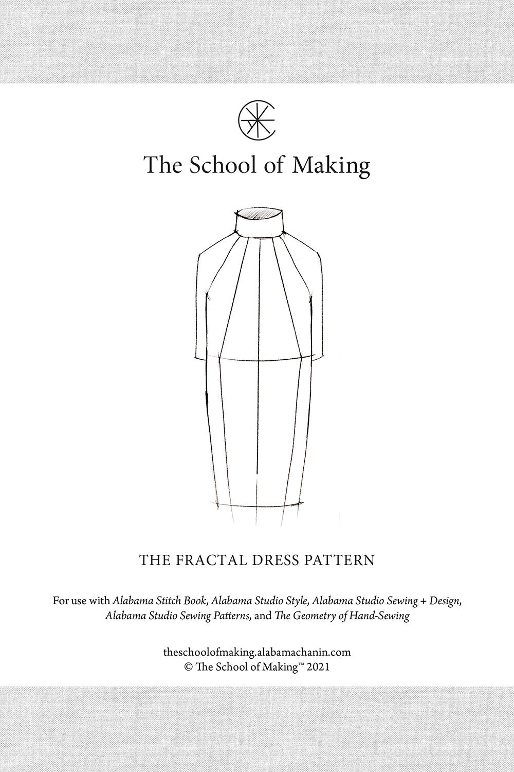 The School of Making The Fractal Dress Pattern Sewing Pattern for DIY Custom Clothing