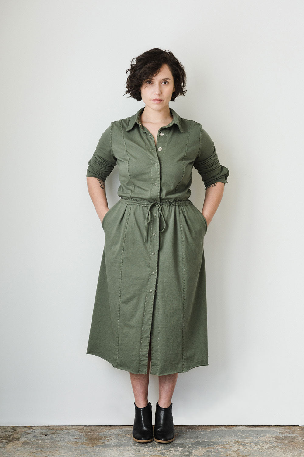 The School of Making The Jumpsuit Pattern Women's DIY Clothing Pattern for Hand-Sewn Jumpsuit and Dress