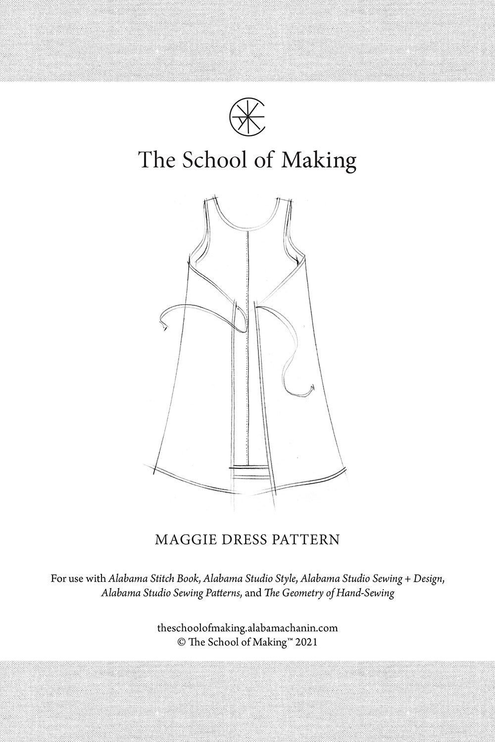 The School of Making The Maggie Dress Pattern Sewing Pattern for DIY Custom Clothing