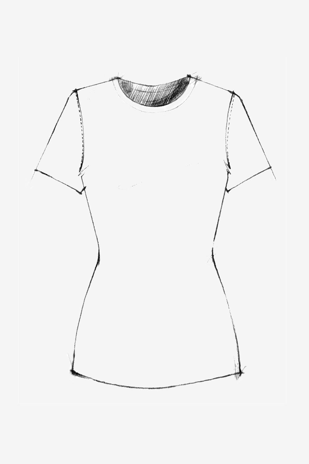 The School of Making The T-Shirt Top Pattern Women's DIY Clothing Pattern for Hand-Sewn T-Shirt Top