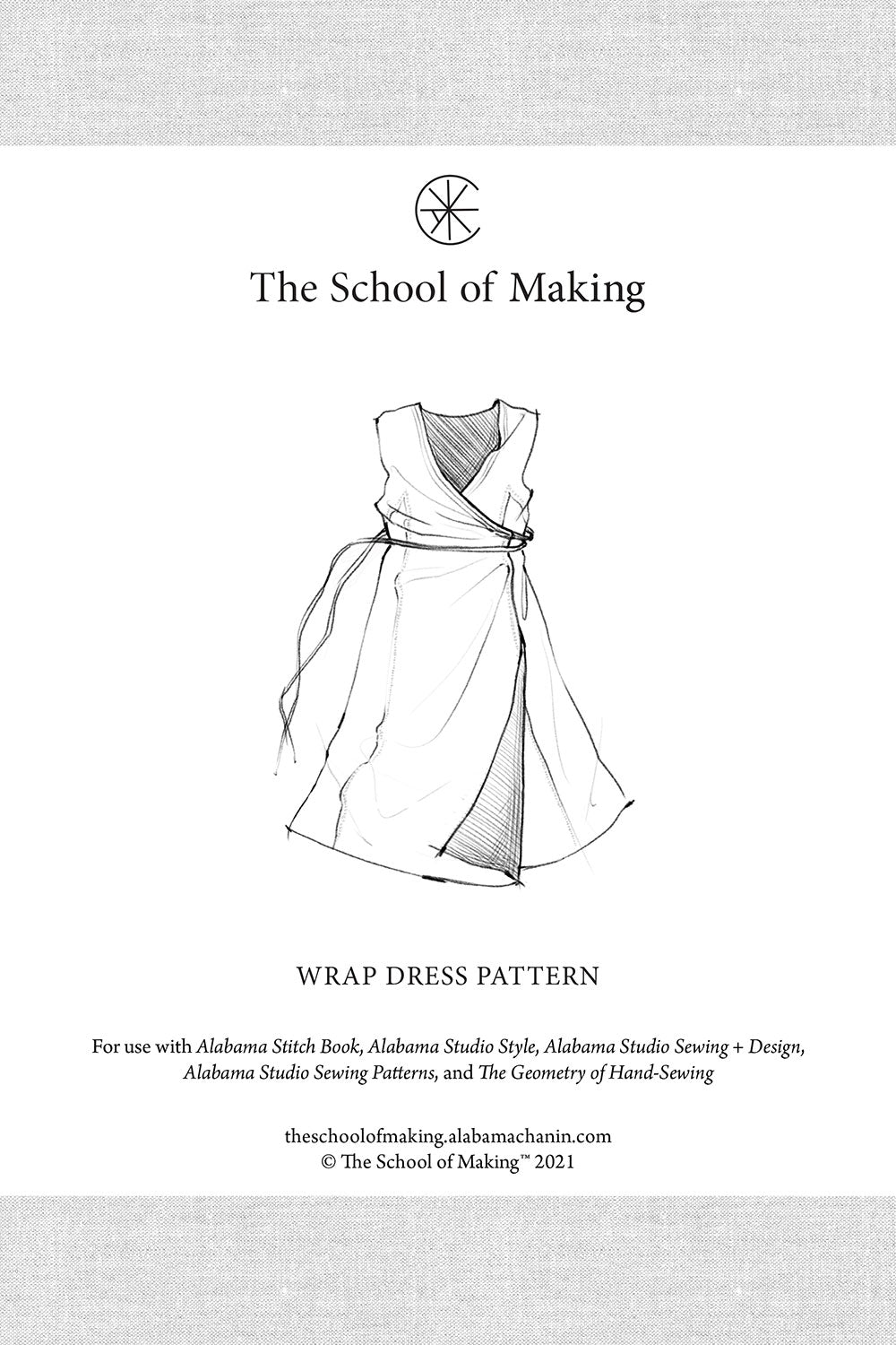 The School of Making The Wrap Dress Pattern Maker Supplies