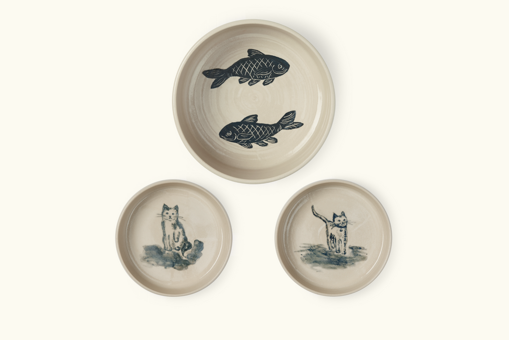 Kate Welton cat bowls