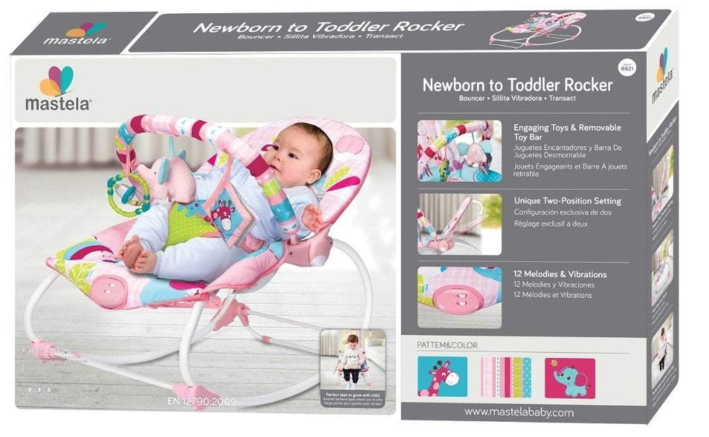 mastela newborn to toddler rocker