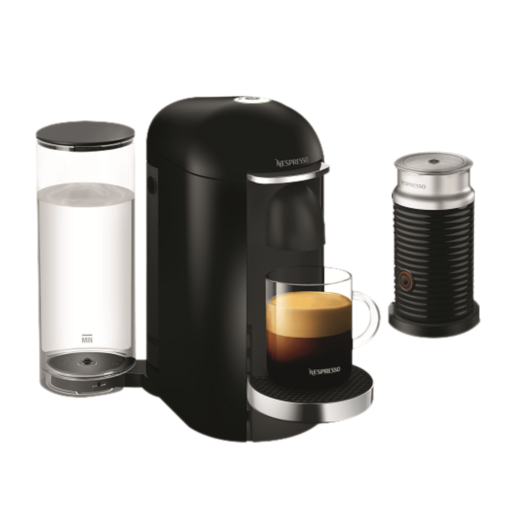Nespresso - Vertuo Plus Coffee Machine & Aero Black, Black Deluxe, GCB ...
